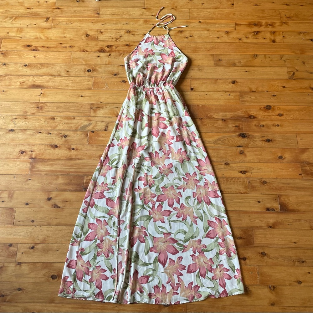 SHOW ME YOUR MUMU HALTER DRESS (S)